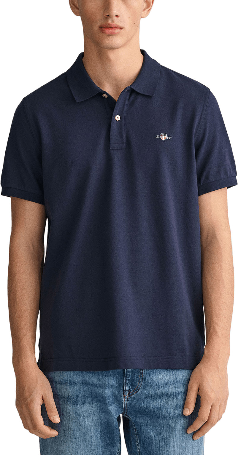 Regular Fit Shield Piqué Polo Shirt