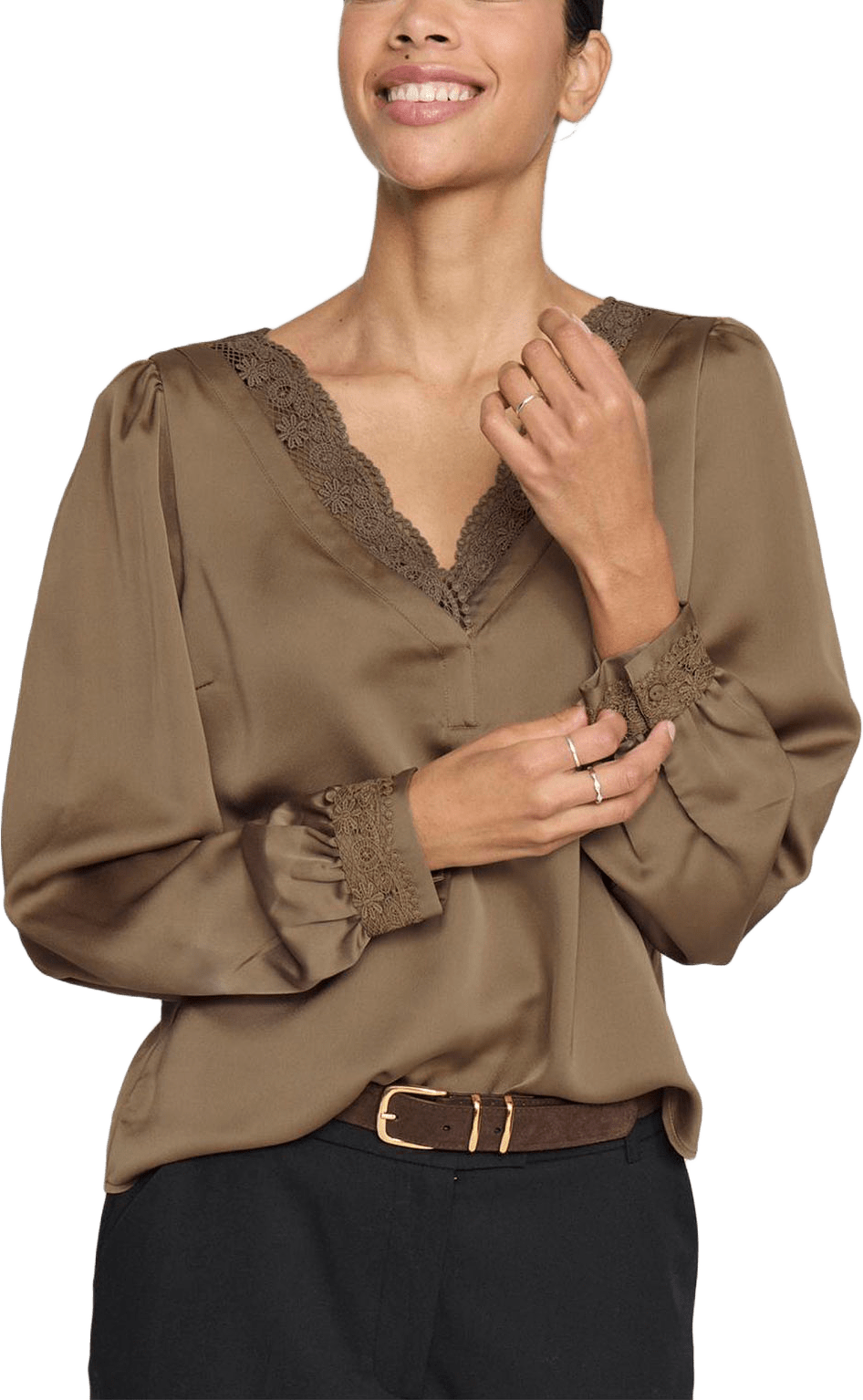 Vivilma L/S V-Neck Top