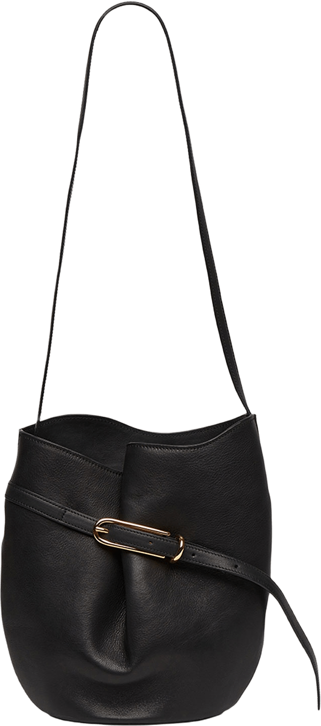 Belted Bucket Bag