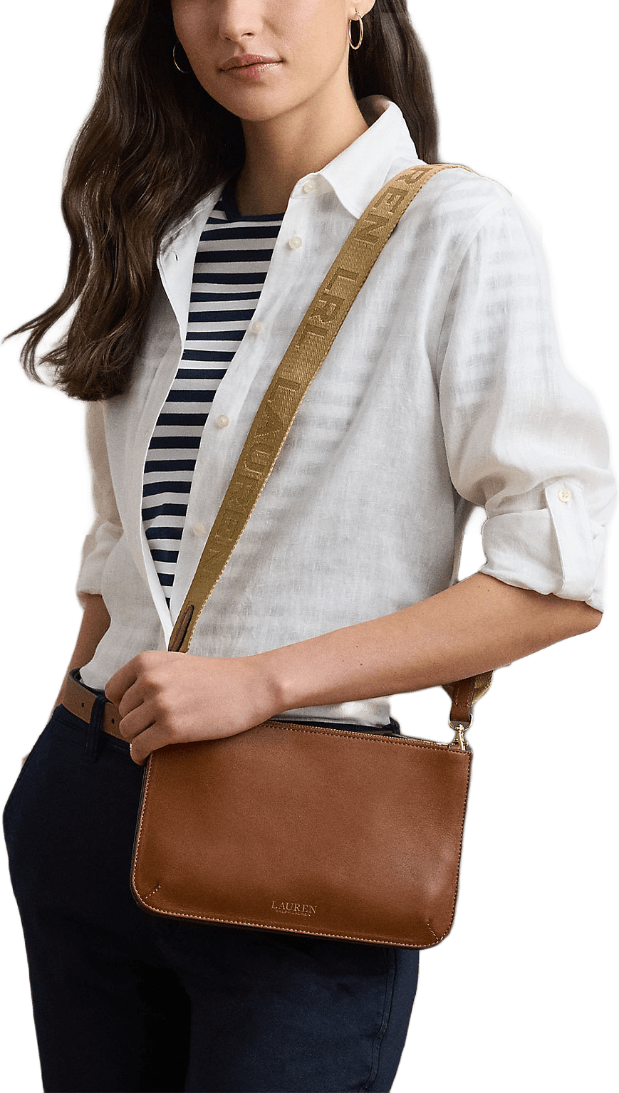 Leather Medium Landyn Crossbody Bag