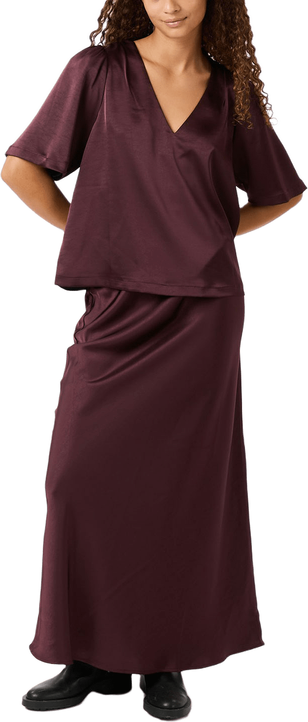Vicky Heavy Sateen Skirt