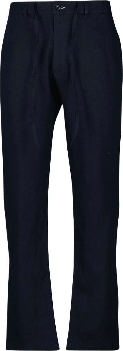 Relaxed Fit Linen Drawstring Pants