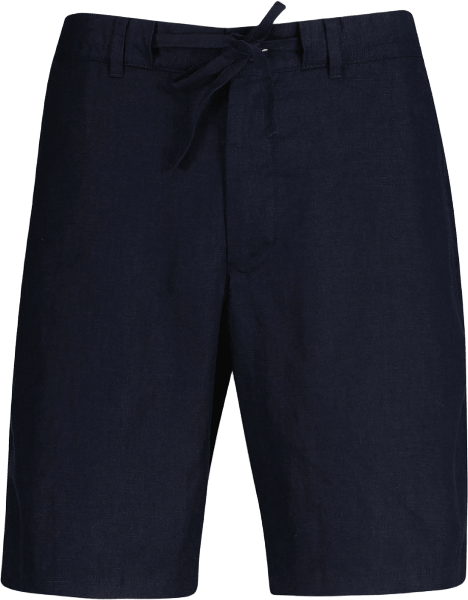 Relaxed Fit Linen Drawstring Shorts