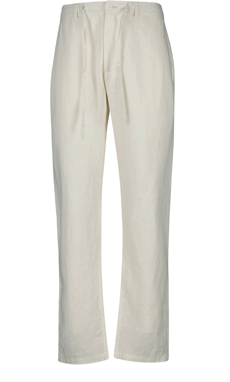 Relaxed Fit Linen Drawstring Pants