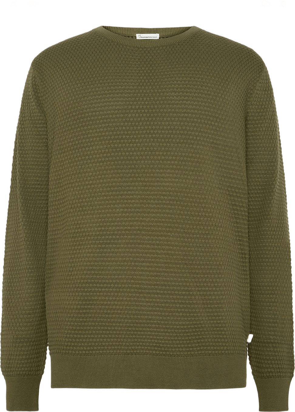 VAGN regular bubble knit crew neck - GOTS/Vegan