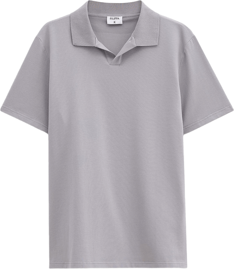 Stretch Cotton Polo T-Shirt
