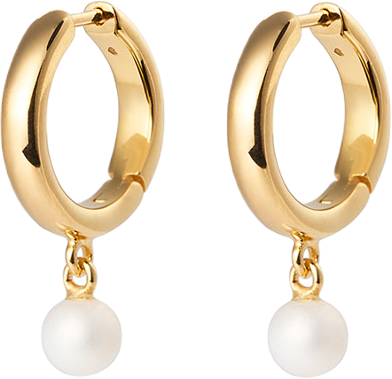 Pearl mini hoops