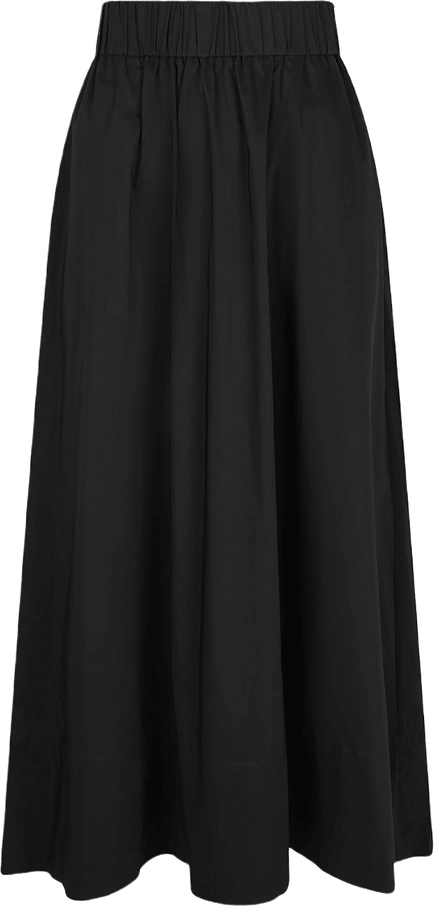 Yara Long Poplin Skirt