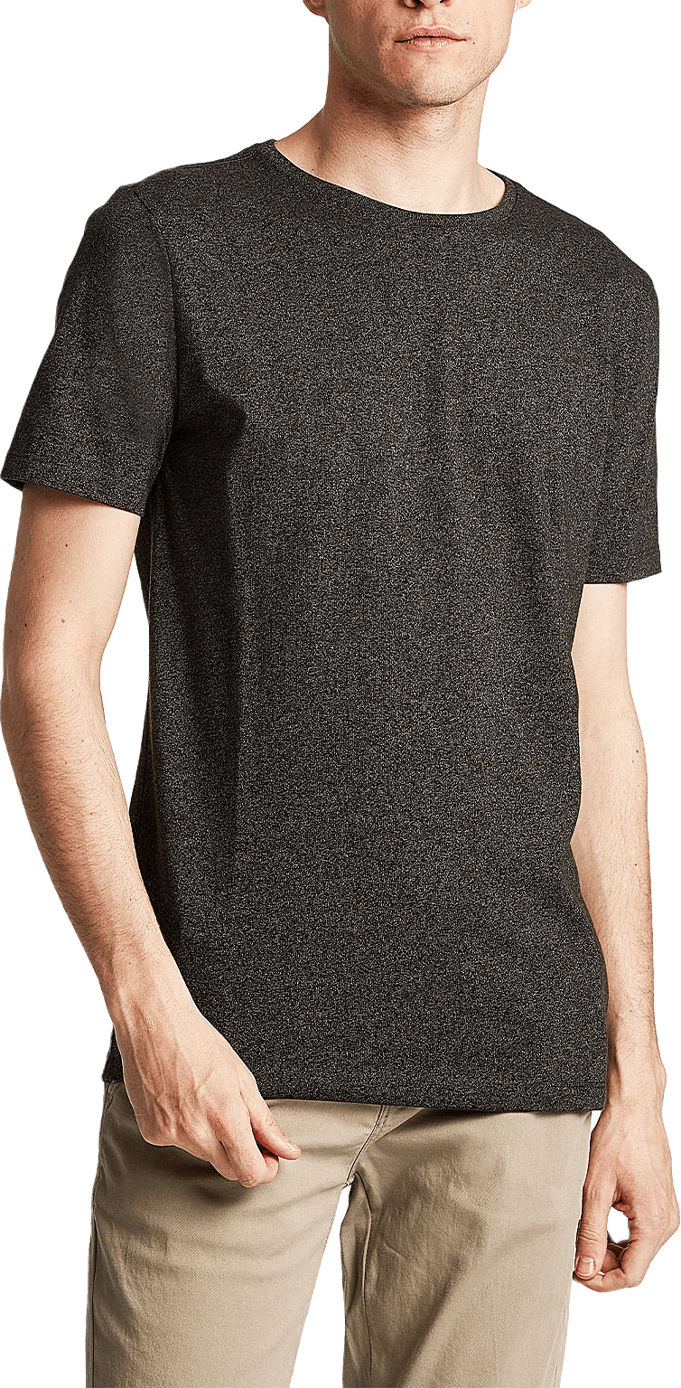 Mouliné o-neck tee S/S