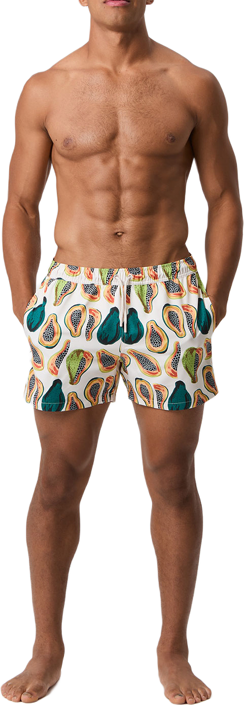 Borg Print Swim Shorts