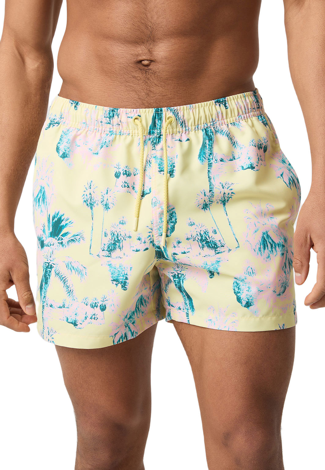 Borg Print Swim Shorts
