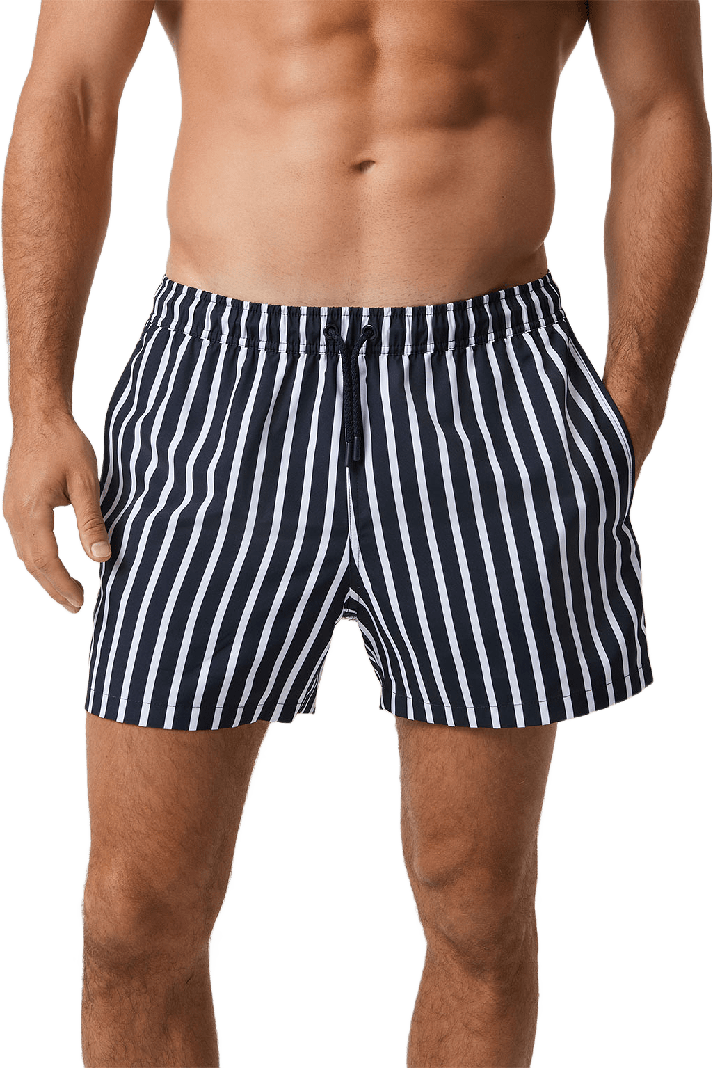 Borg Print Swim Shorts