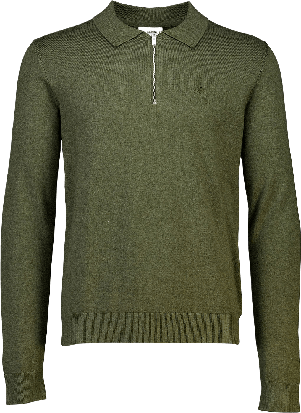 Ecovero L/S zip polo
