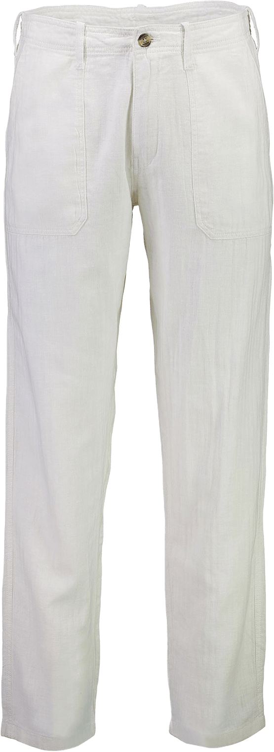 Linen blend herringbone pants