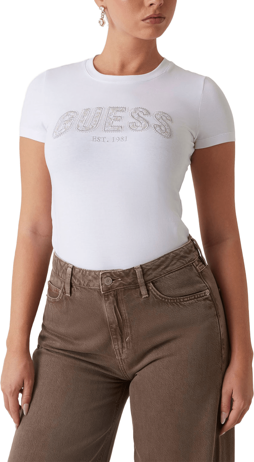 Cn Ss Logo Lace Tee