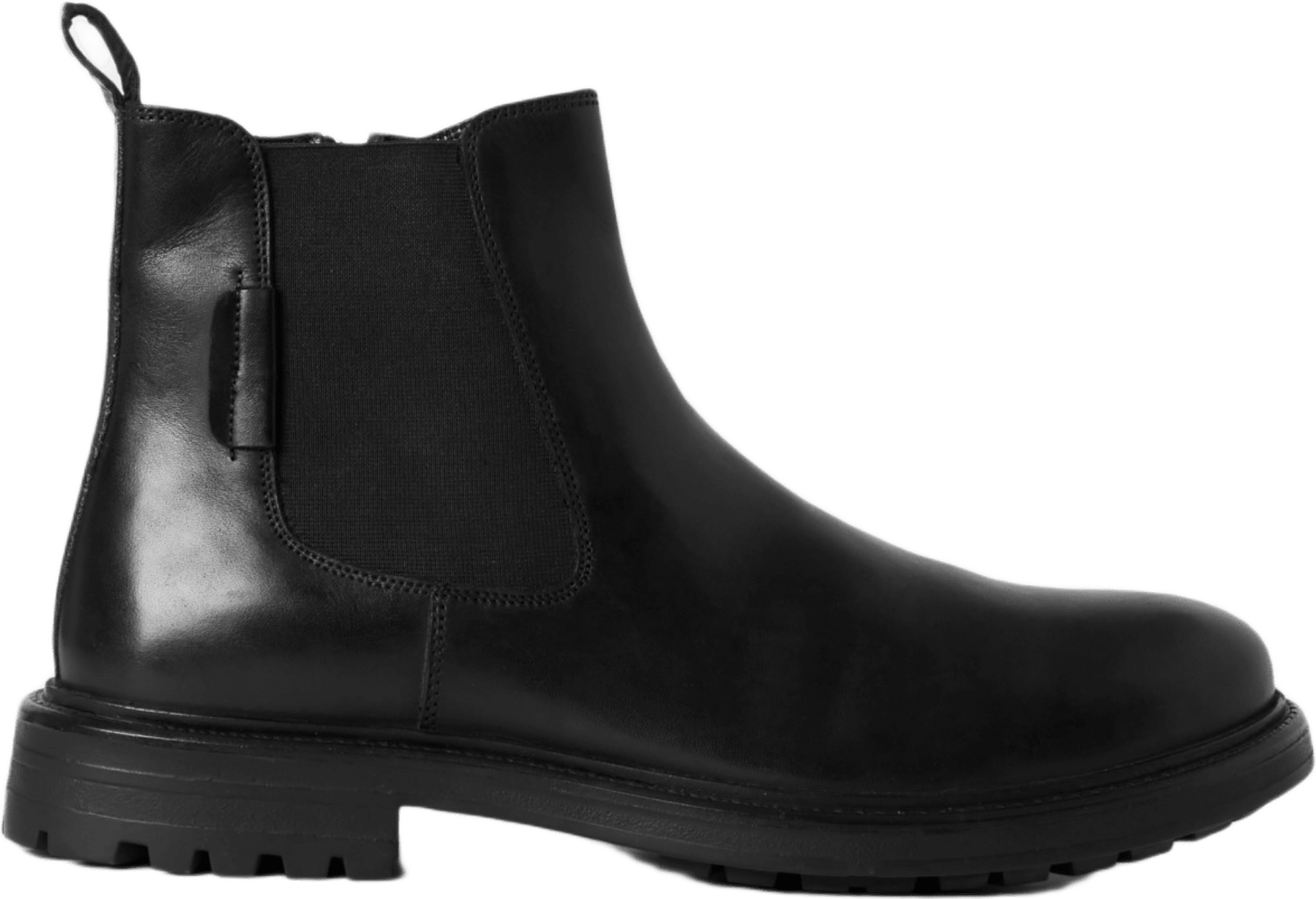 Chelsea boots i skinn