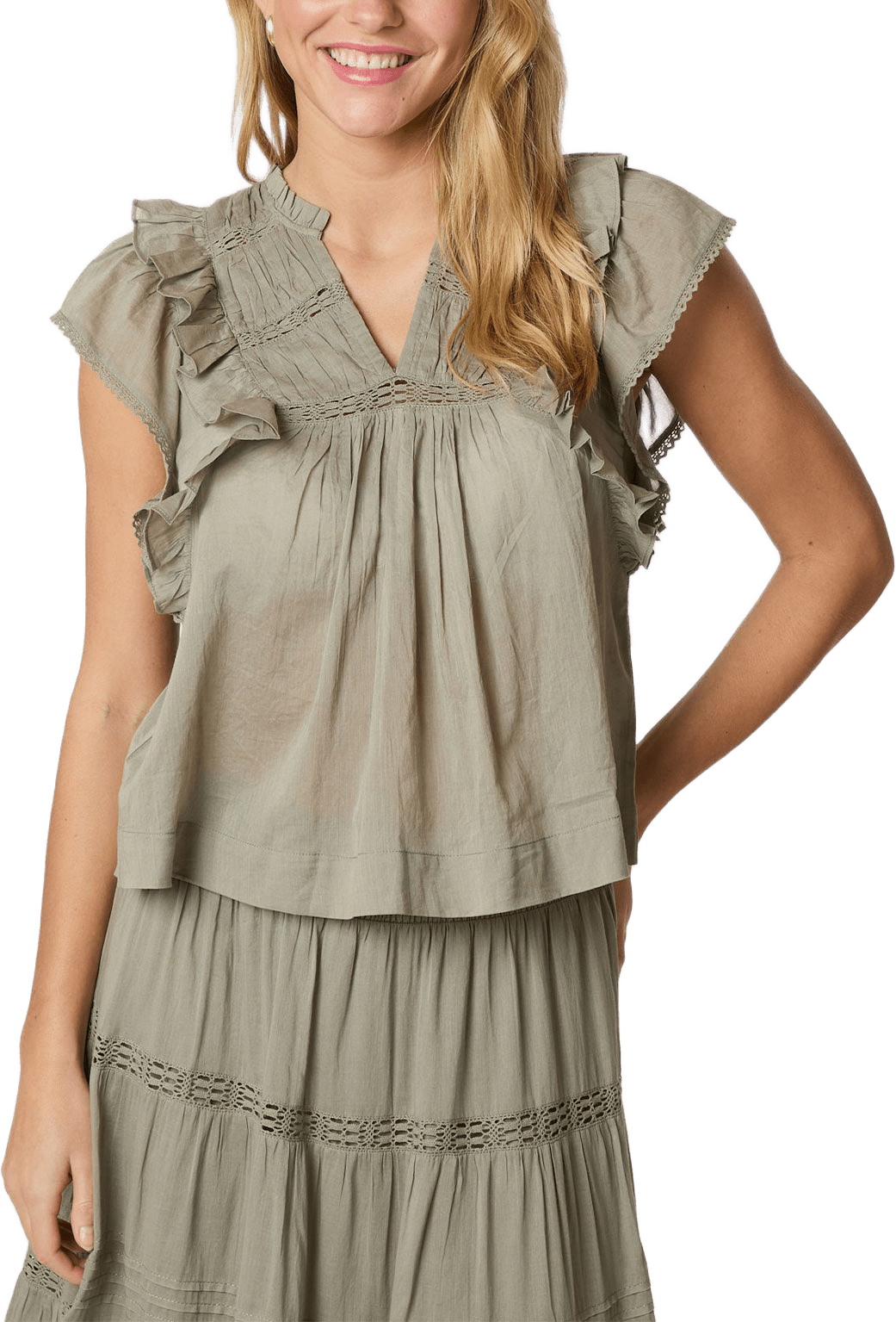 Jayla S Voile Top