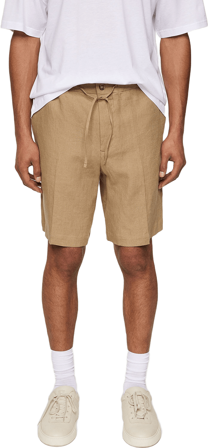 Brady Drape Linen Shorts