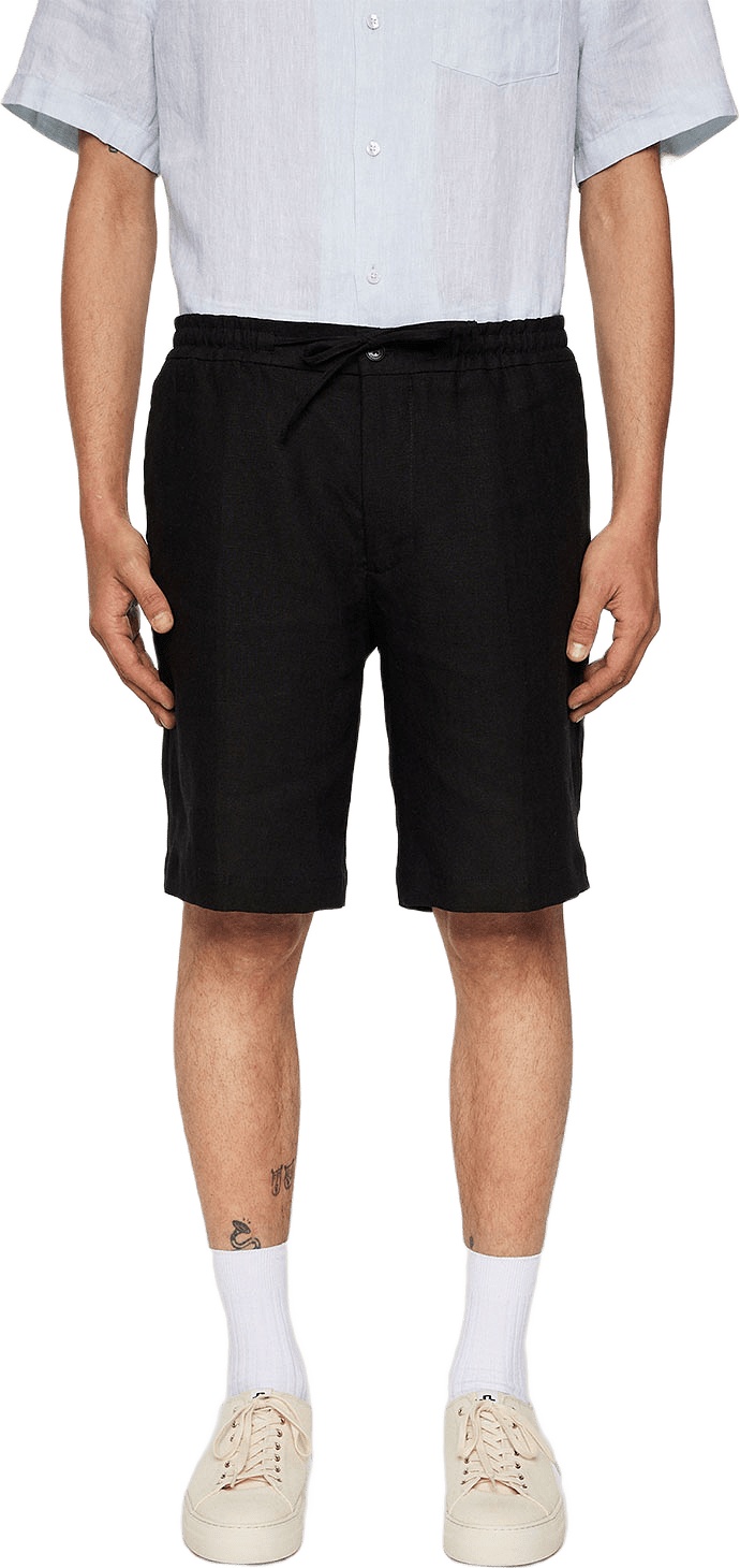 Brady Drape Linen Shorts