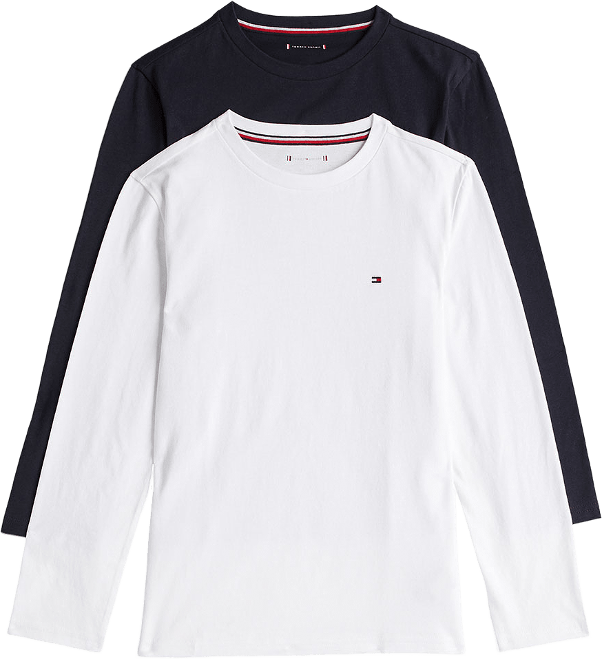 Långärmad t-shirt, 2-pack