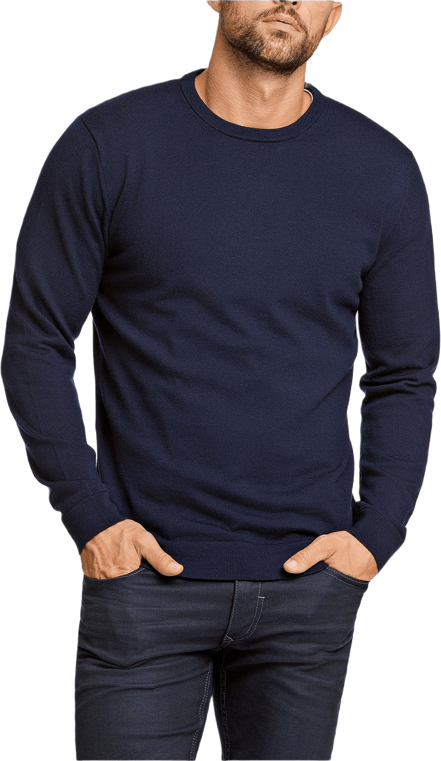 113 % Merino Crew Neck Knit