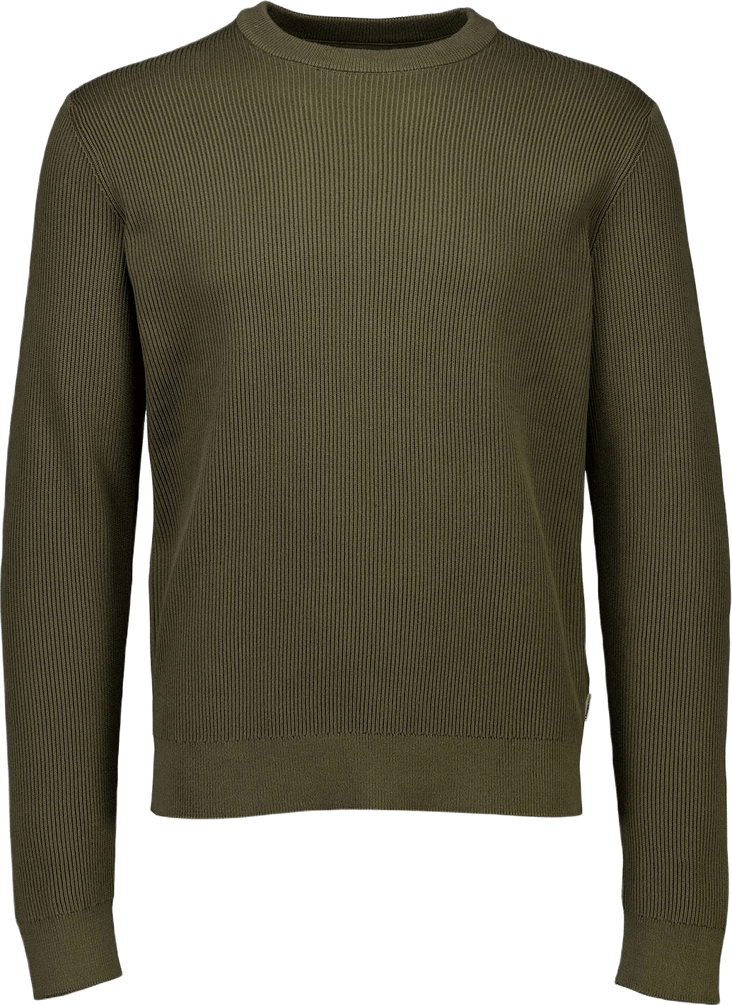 Rib Knitted O-Neck Knit