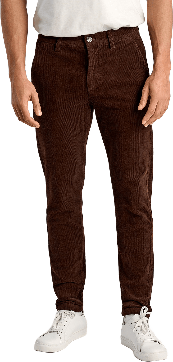 Cropped Corduroy Pants