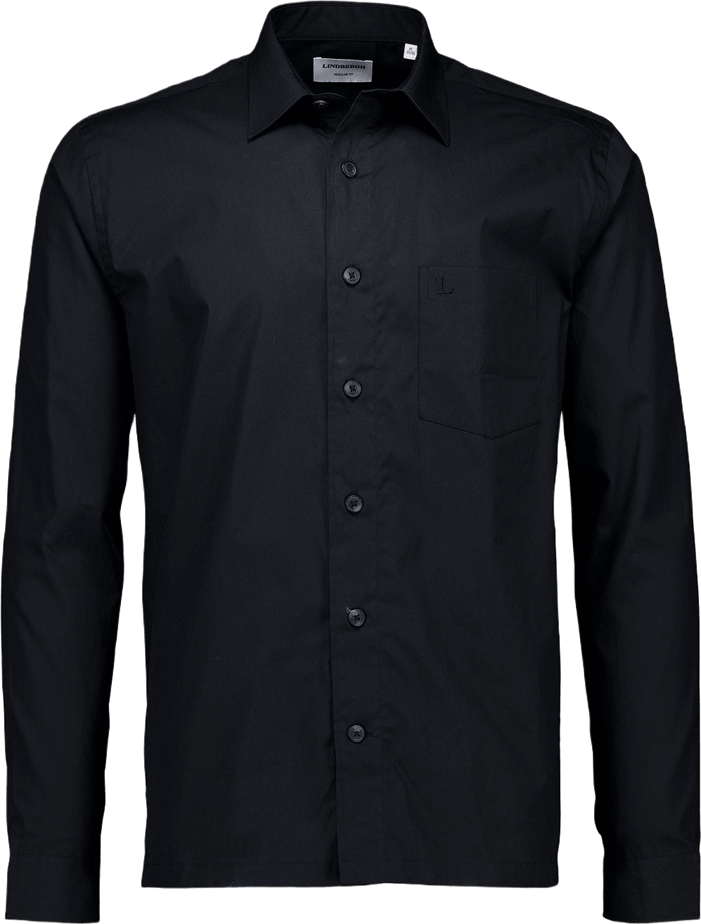 Straight Hemline Shirt L/S