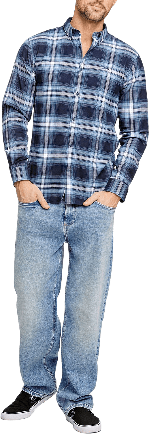 Brushed Checked Shirt L/S
