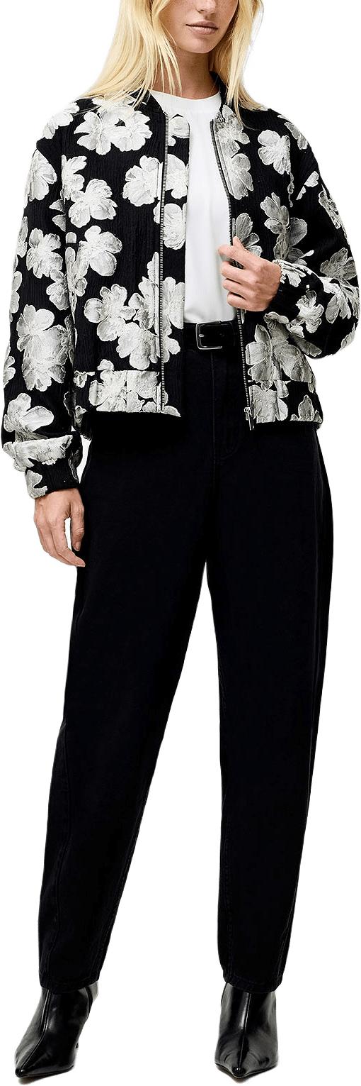 Lora Poly Jacquard Bomber Jack