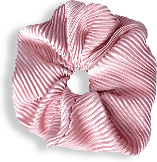 Stor Plisserad Scrunchie Xl