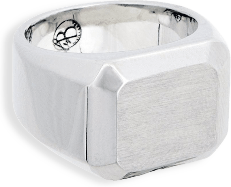 Cole Signet Ring Steel