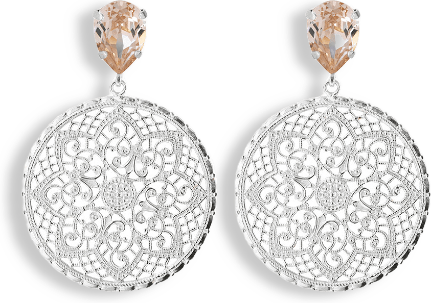 Alexandra Earrings Silk