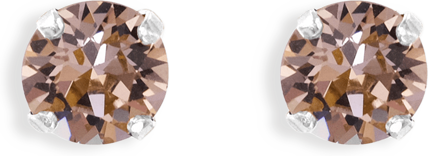 Classic Stud Earrings Vintage Rose