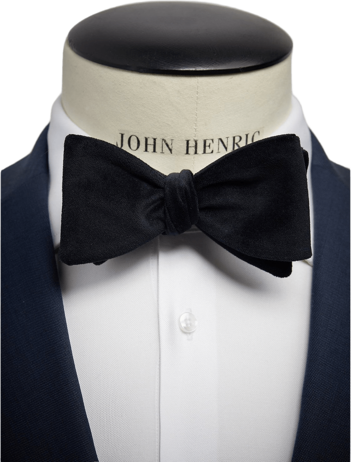 Self Tied Velvet Bow Tie