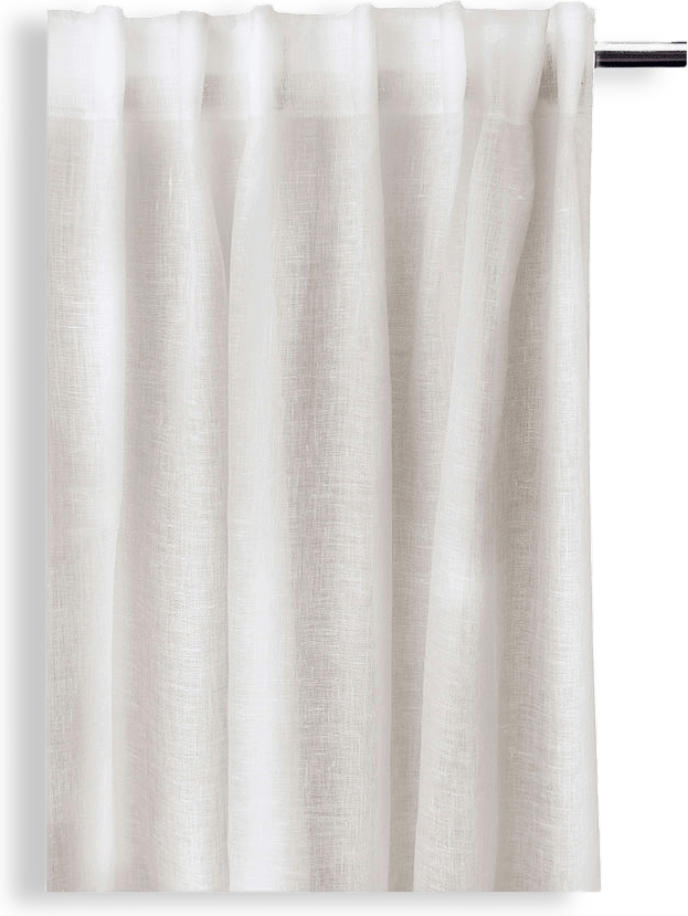 Gardin med veckband Dalsland, 145x290 cm