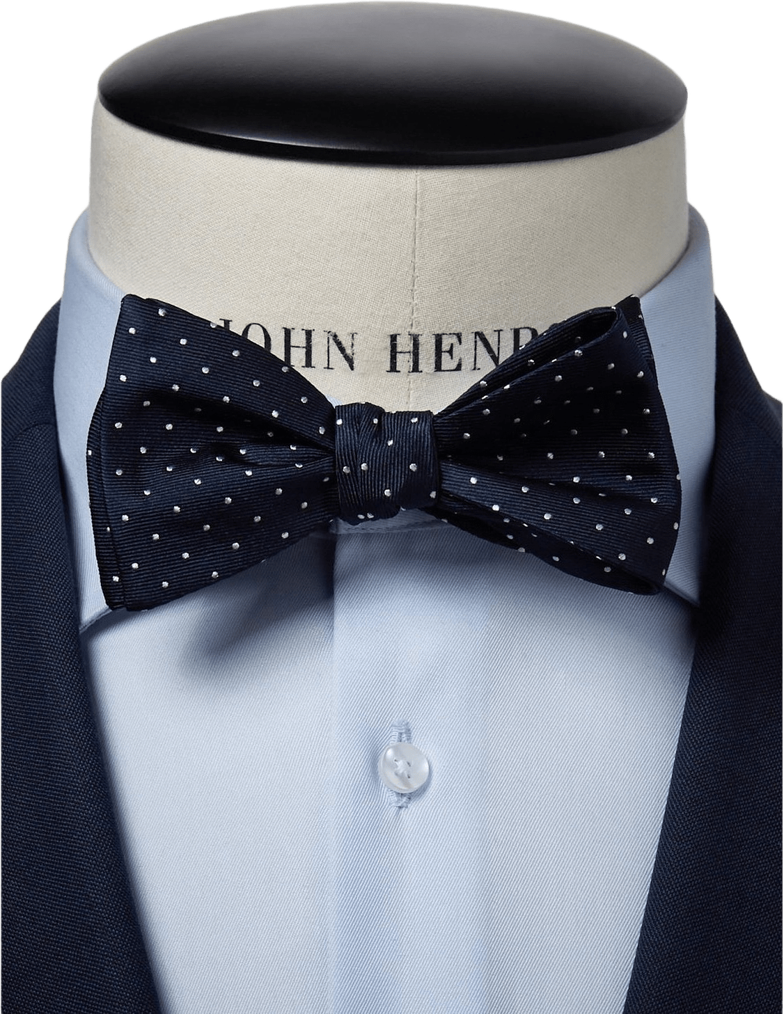 Bow Tie Dot Self Tied