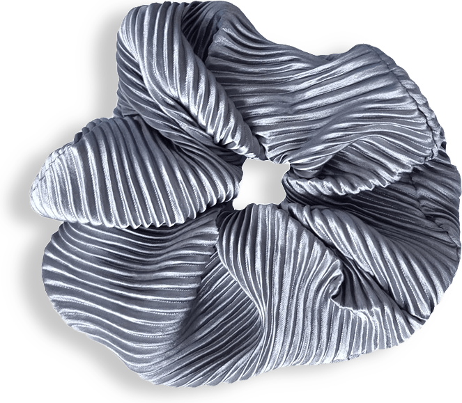 Stor Plisserad Scrunchie Xl