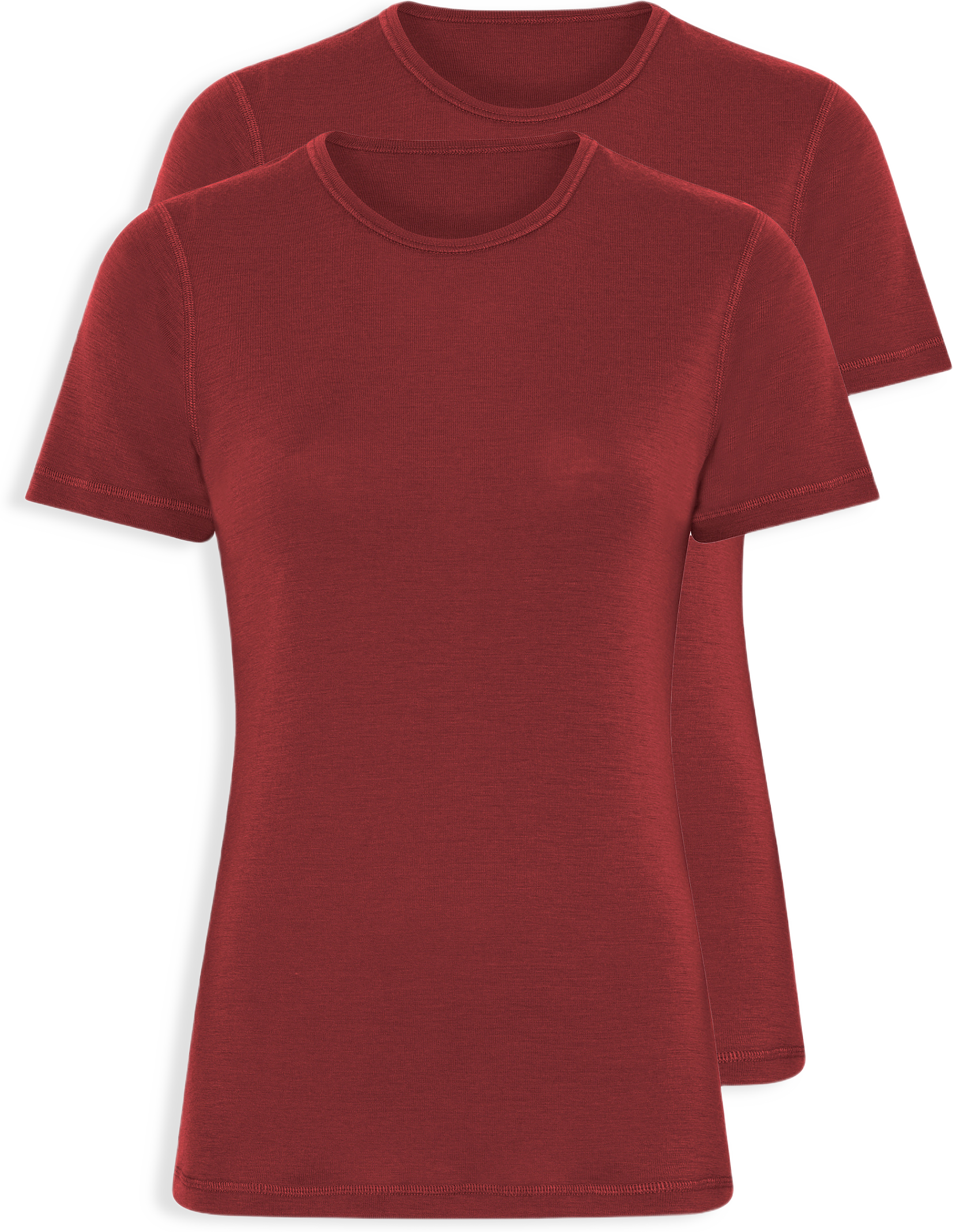 2-pack 100% Merinoull, T-shirt, Marinblått