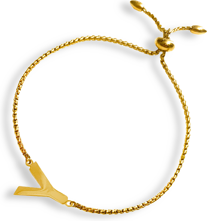 New Identity Bracelet D Gold