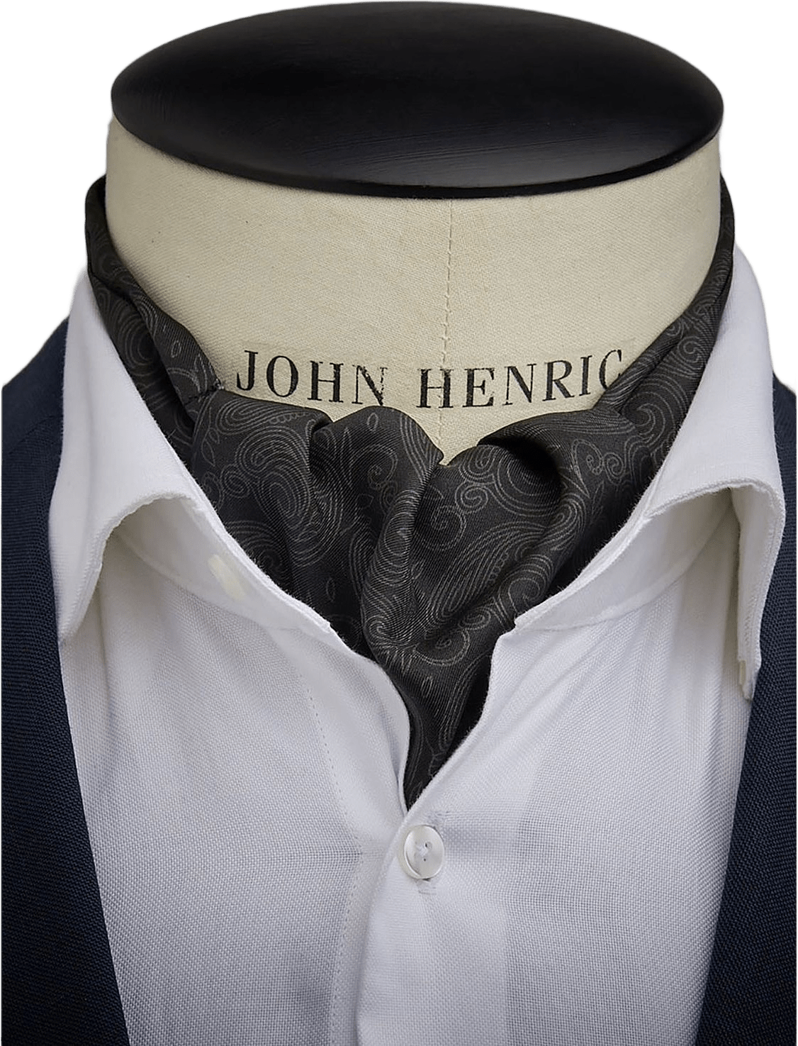 Silk Double Pointed Ascot Formal