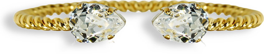 Mini Drop Bracelet Crystal
