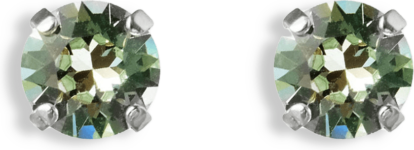 Classic Stud Earrings Chrysolite