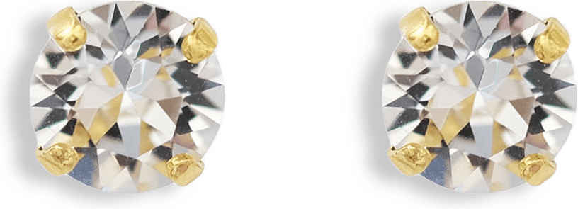 Classic Stud Earrings Crystal