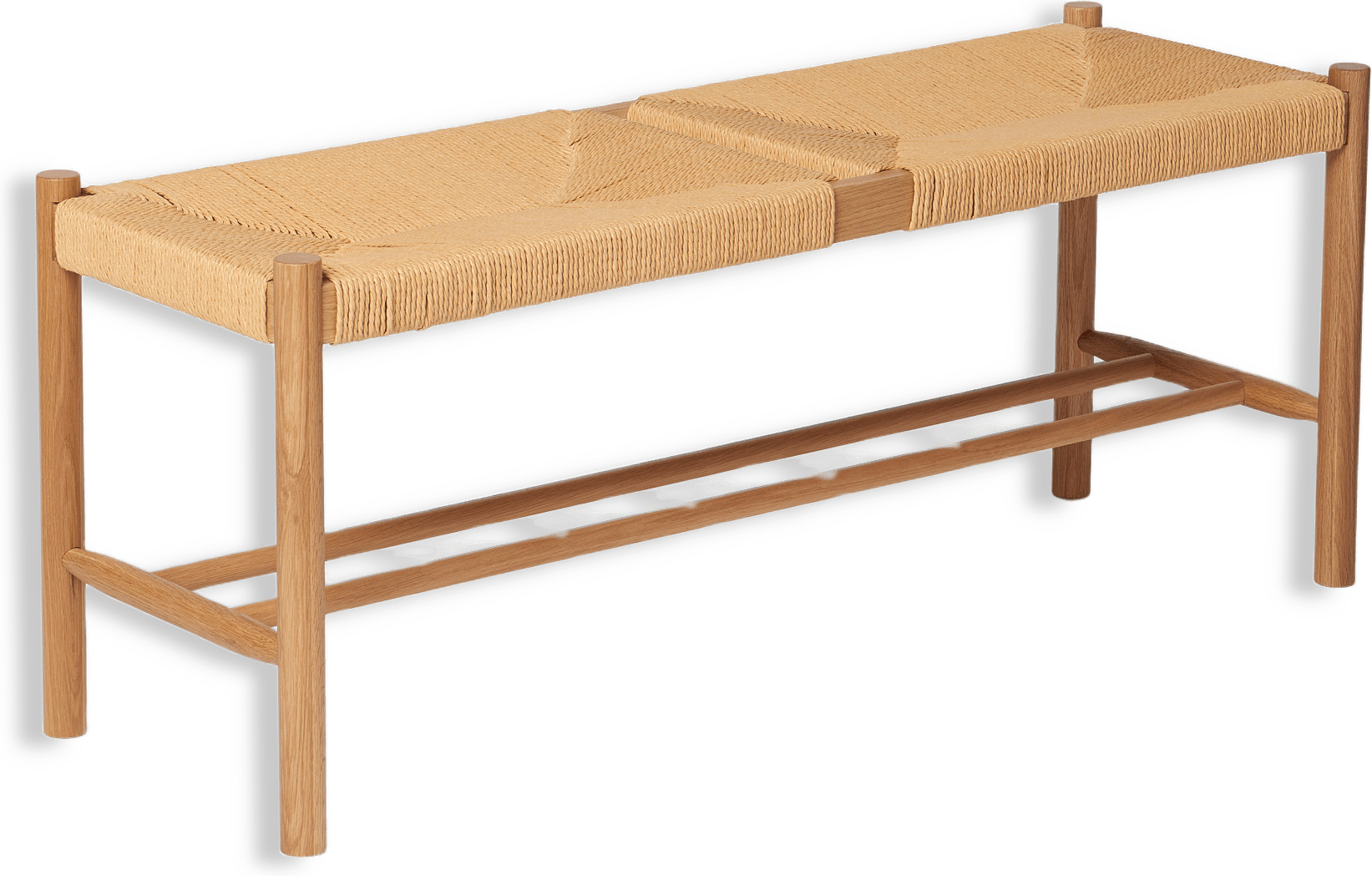 Bänk med flätad sits ALMA