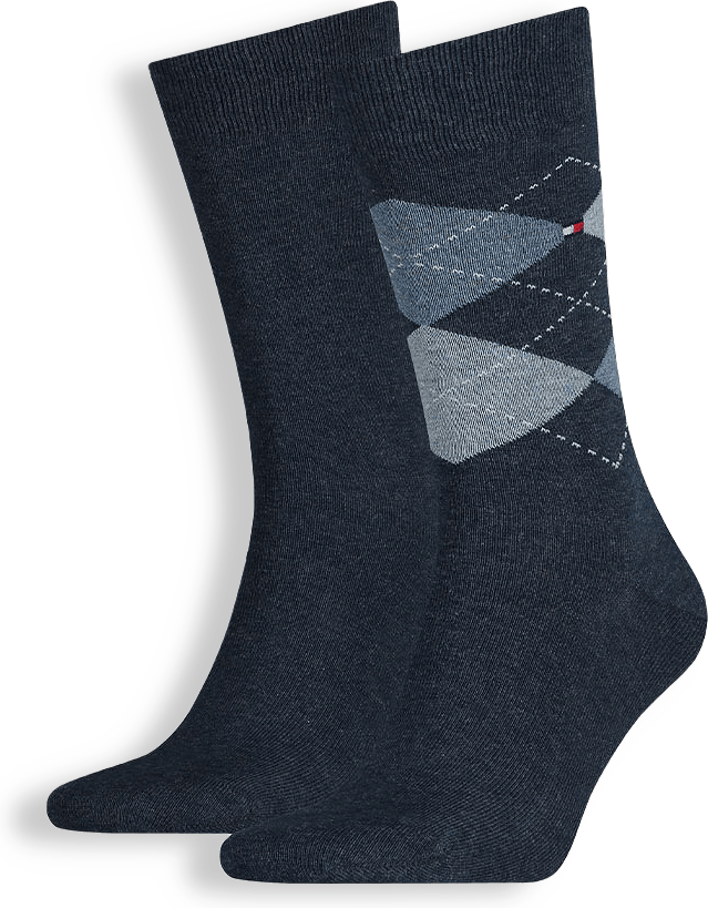 Check Mens Sock 2-pack