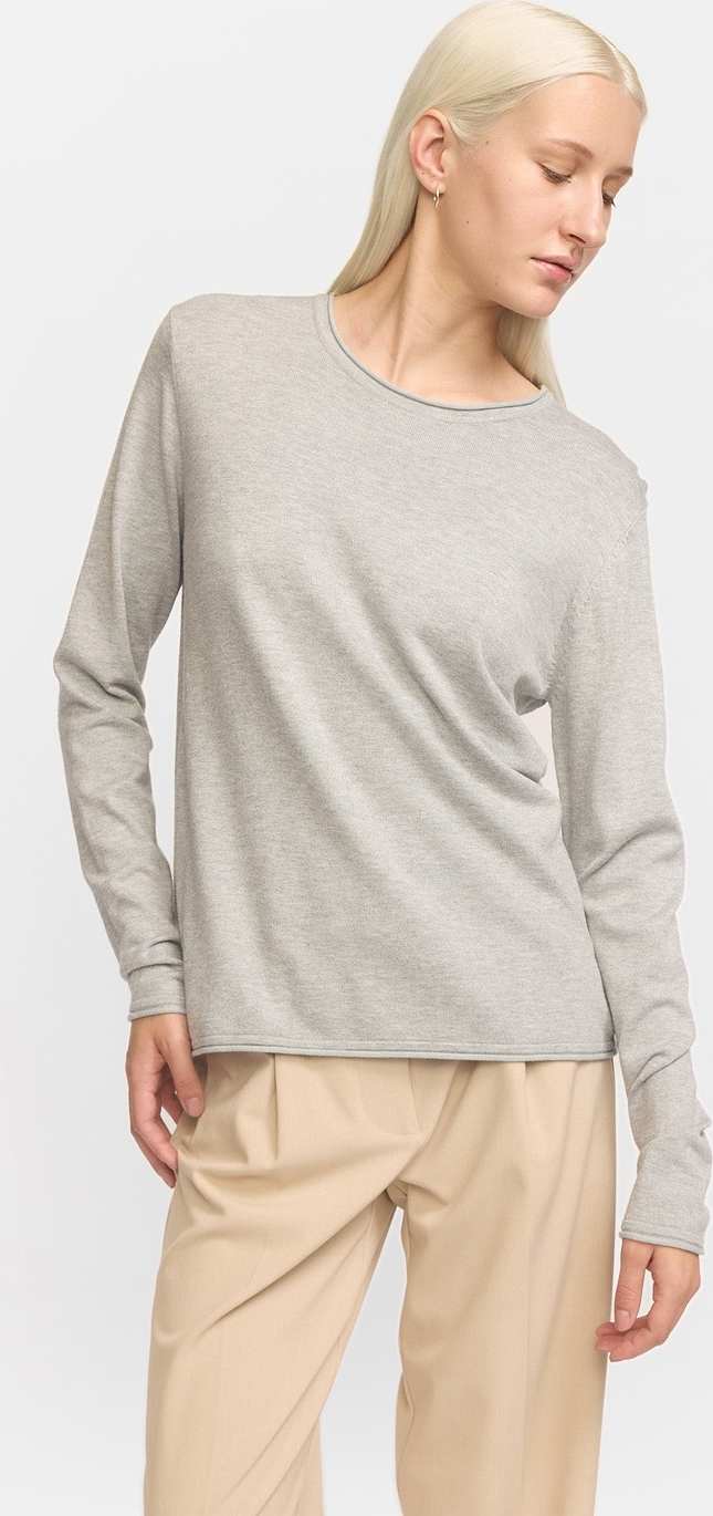 Srmarla O-neck Roll Edge Knit