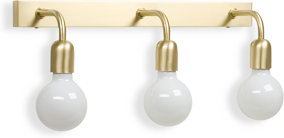 Vägglampa Regal 3 Lampor