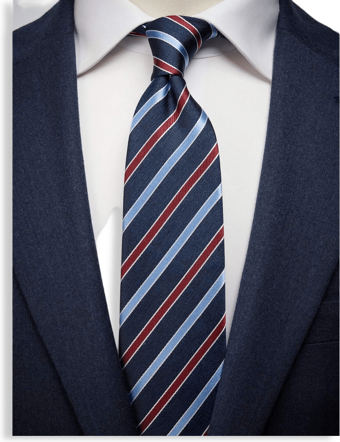 Brown Tie Multi Stripe