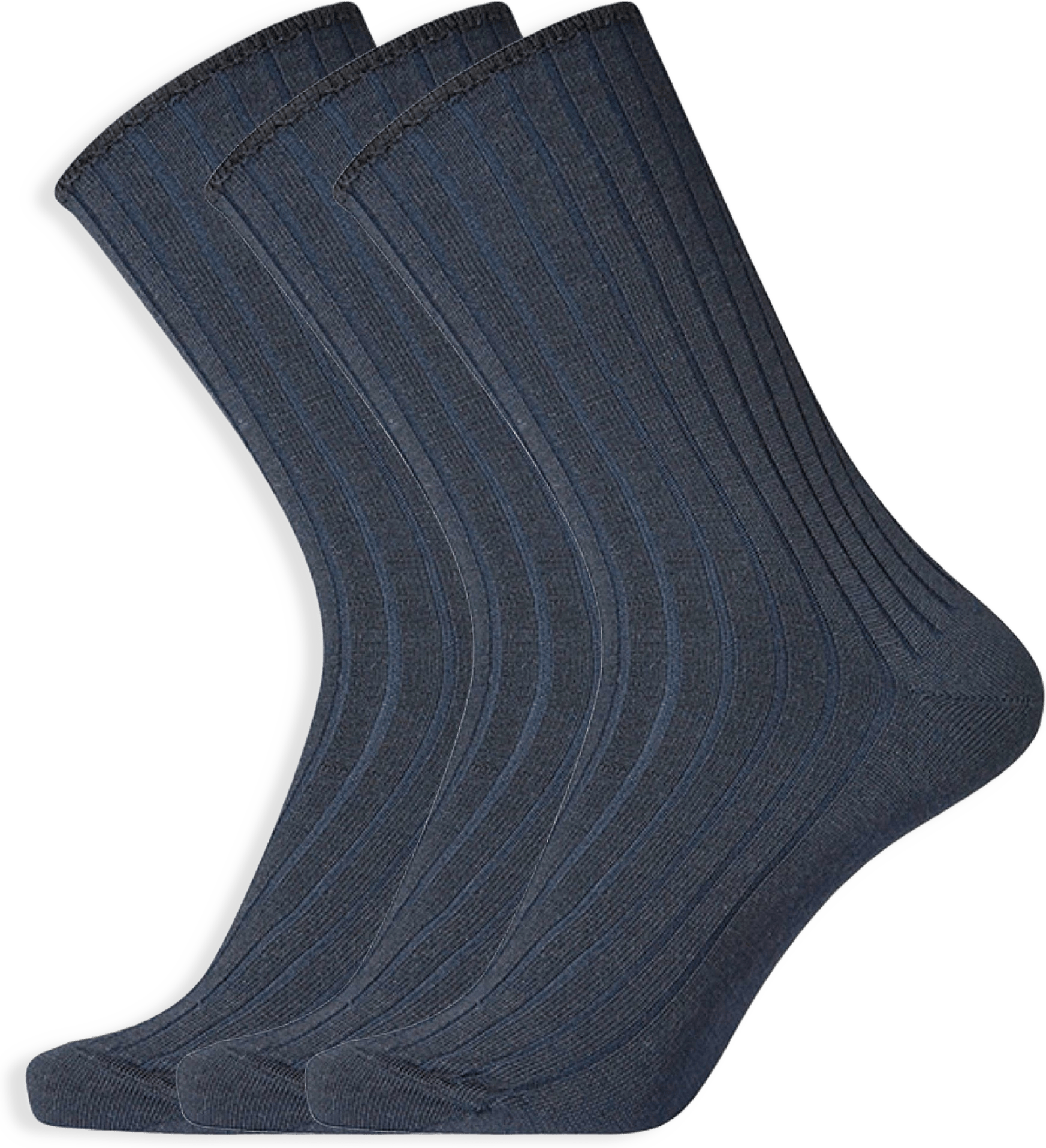 3-pack "no Elastic" Strumpor | Ull | Grå